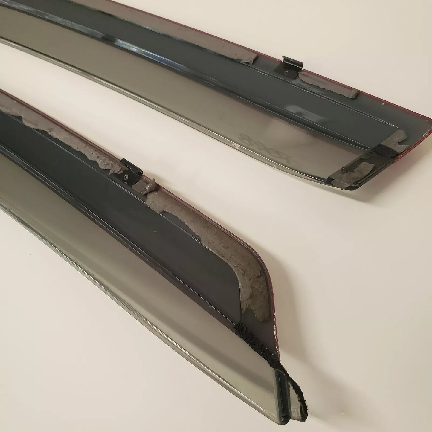 Mazda RX-8 JDM OEM Window Visor Deflector Rain Guards RX8 SE3P 04-12 RED