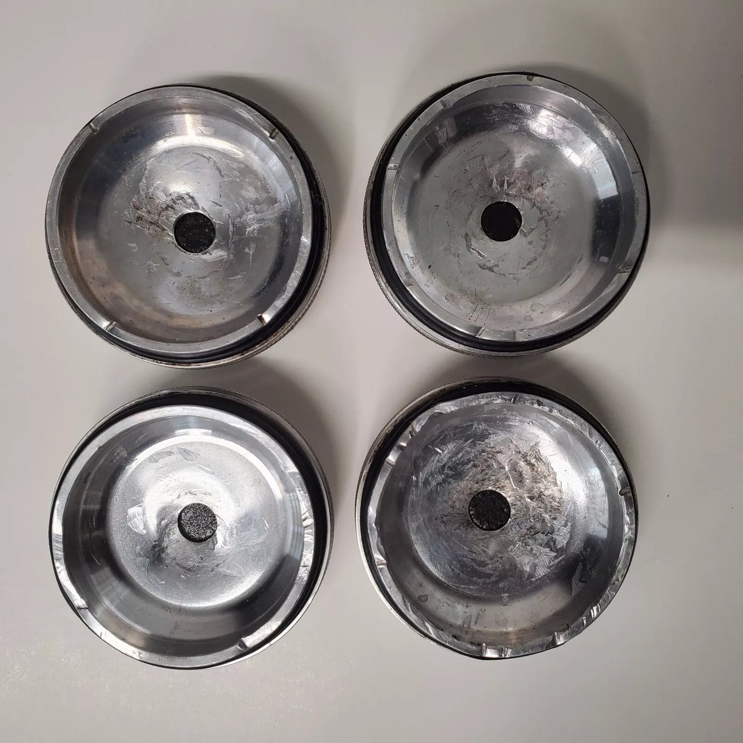 Rays Volk Racing GT Series Center Cap Carbon style Set (4) "High" Discontinued