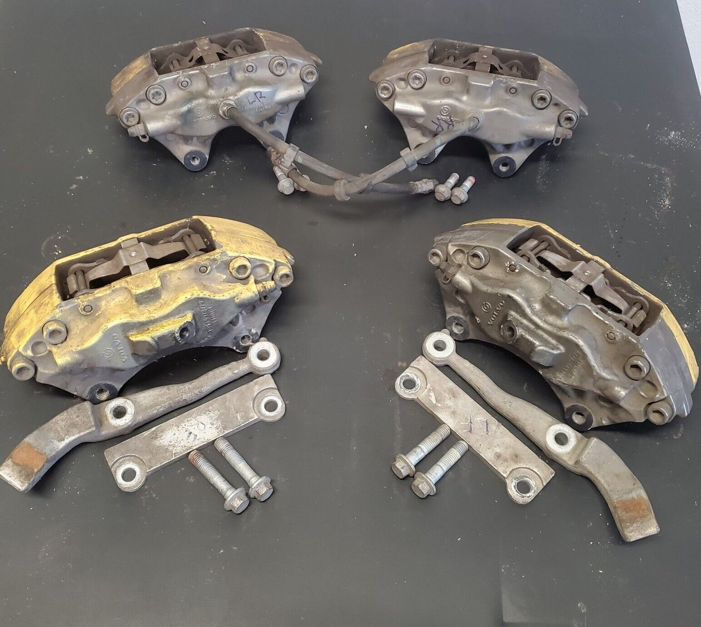 2004-2007 VOLVO S60R XC70R V70R OEM Brembo Brake Calipers Set of 4 Front + Rear