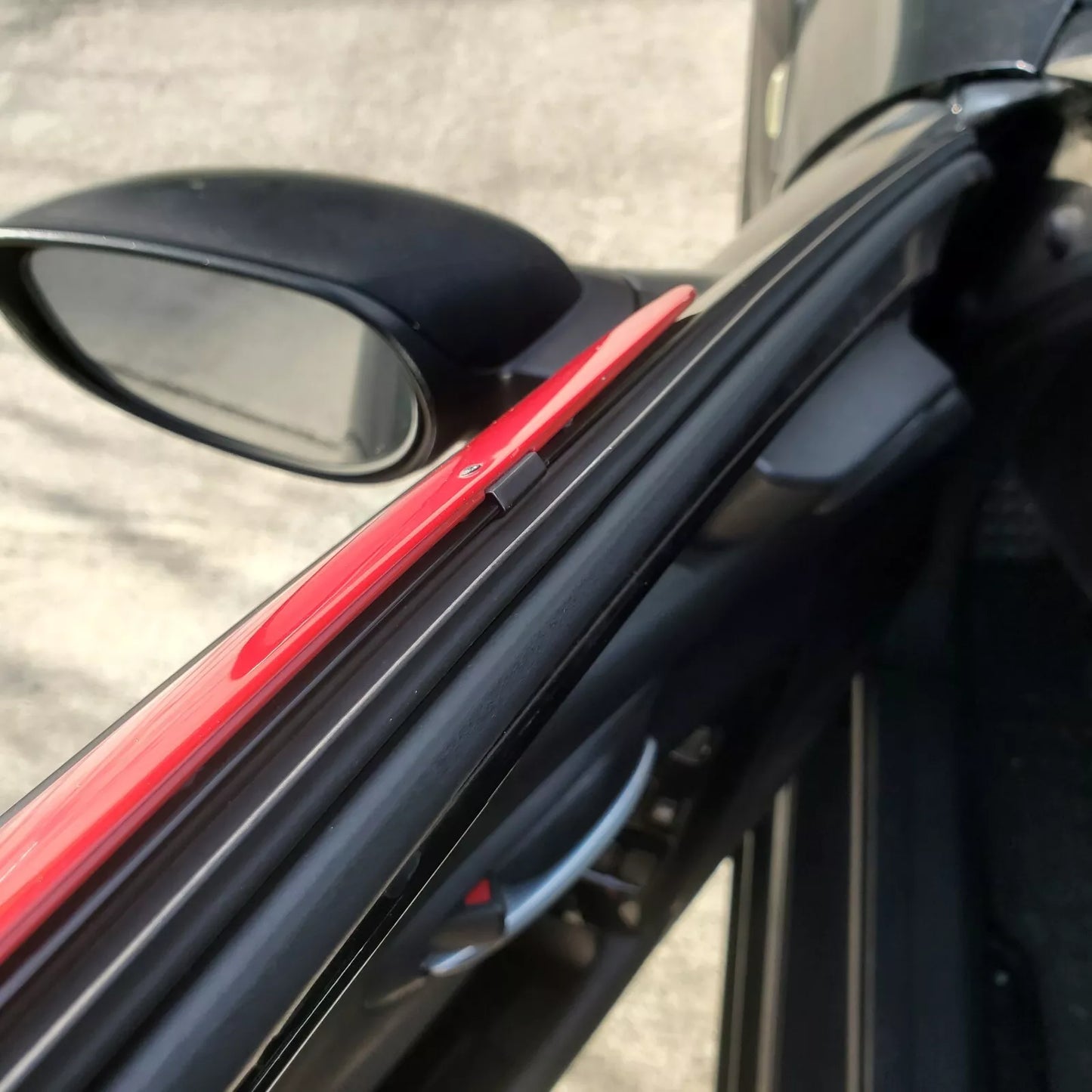 Mazda RX-8 JDM OEM Window Visor Deflector Rain Guards RX8 SE3P 04-12 RED