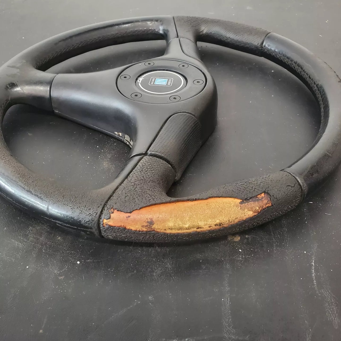 Nardi Torino Z5 Racing Steering Wheel Black Leather 365mm Made in Italy