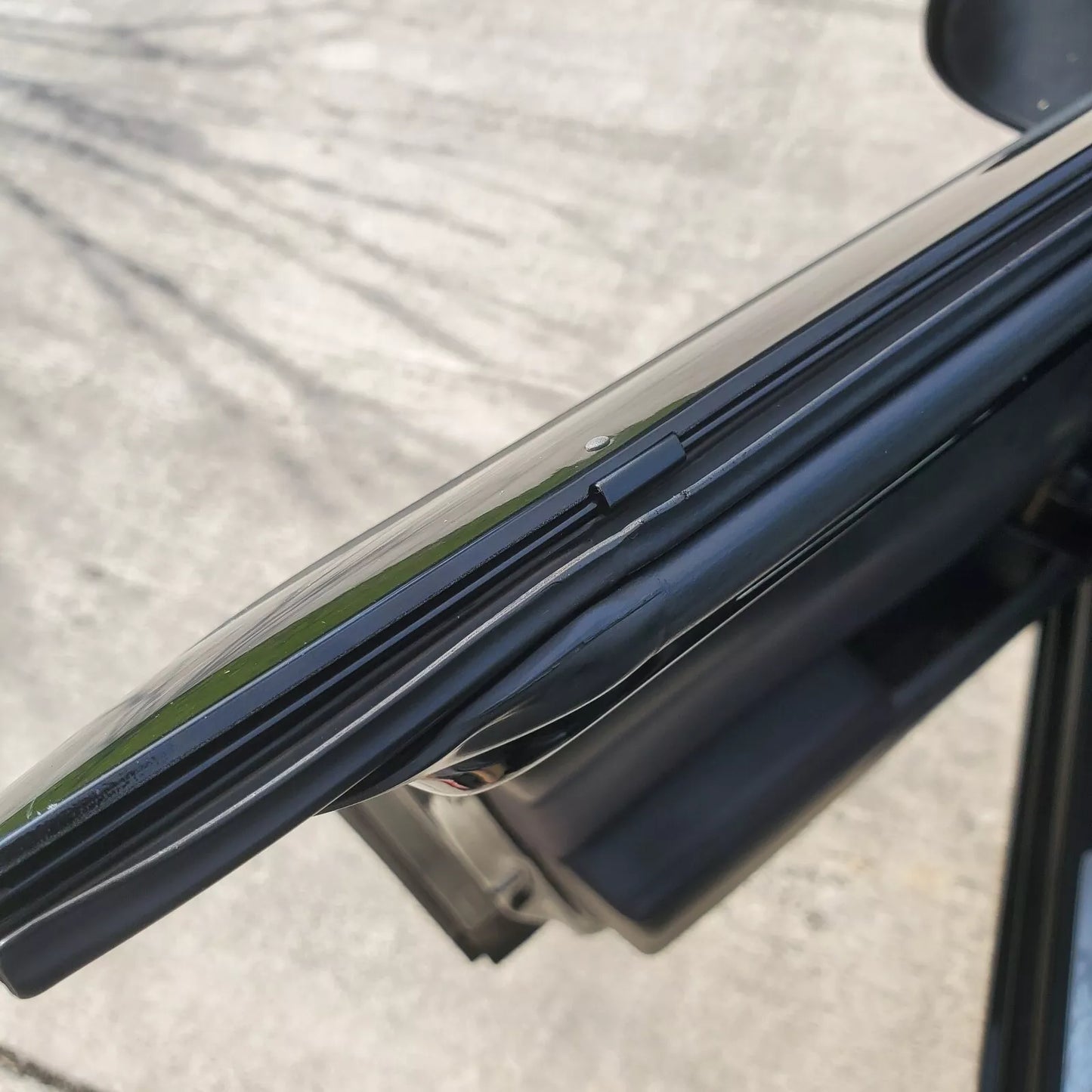 Mazda RX-8 JDM OEM Window Visor Deflector Rain Guards Brilliant Black RX8 SE3P