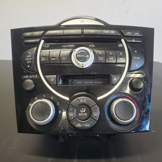 Mazda RX-8 RX8 Radio Control Receiver Cassette Tape Deck with Billet Rotor Knob