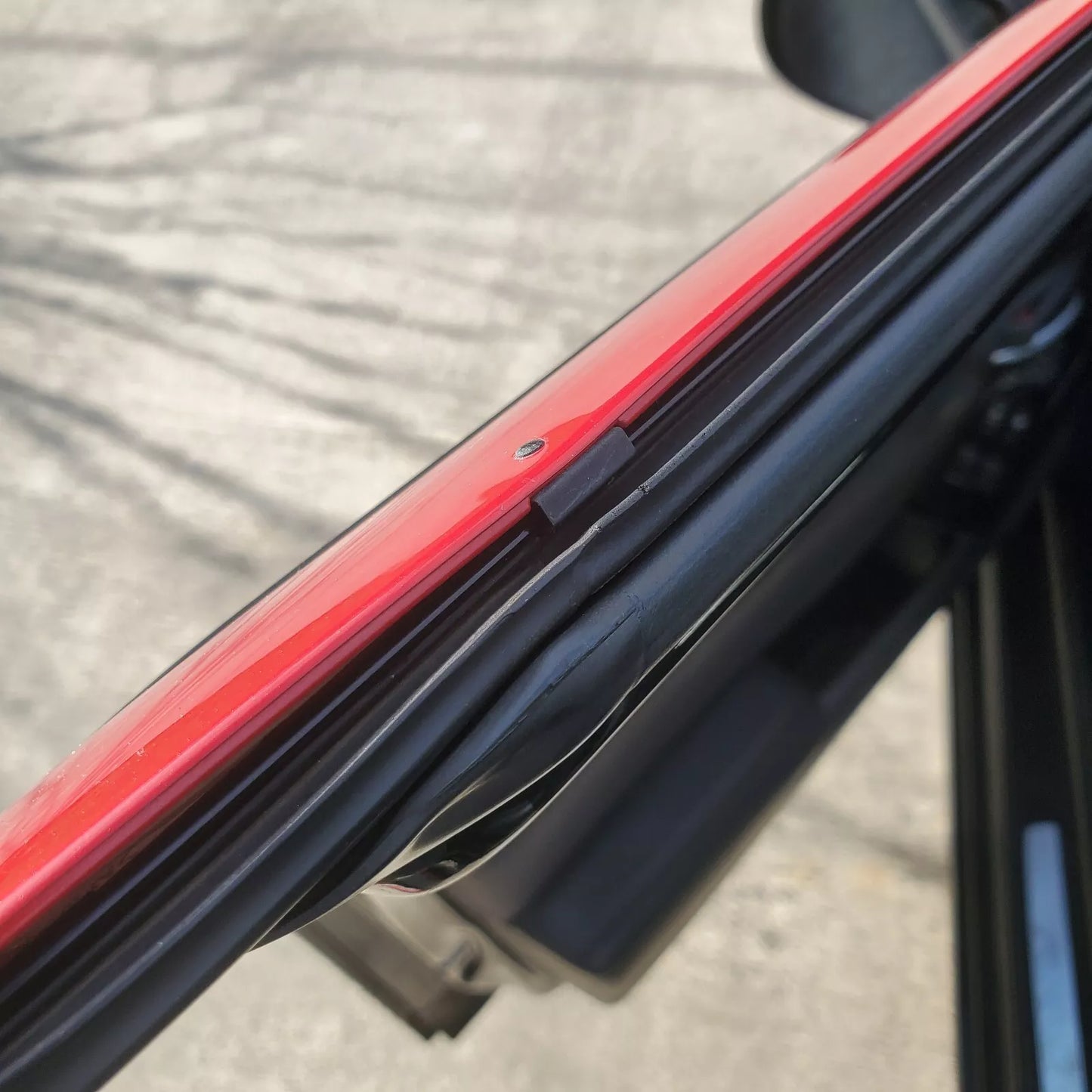 Mazda RX-8 JDM OEM Window Visor Deflector Rain Guards RX8 SE3P 04-12 RED