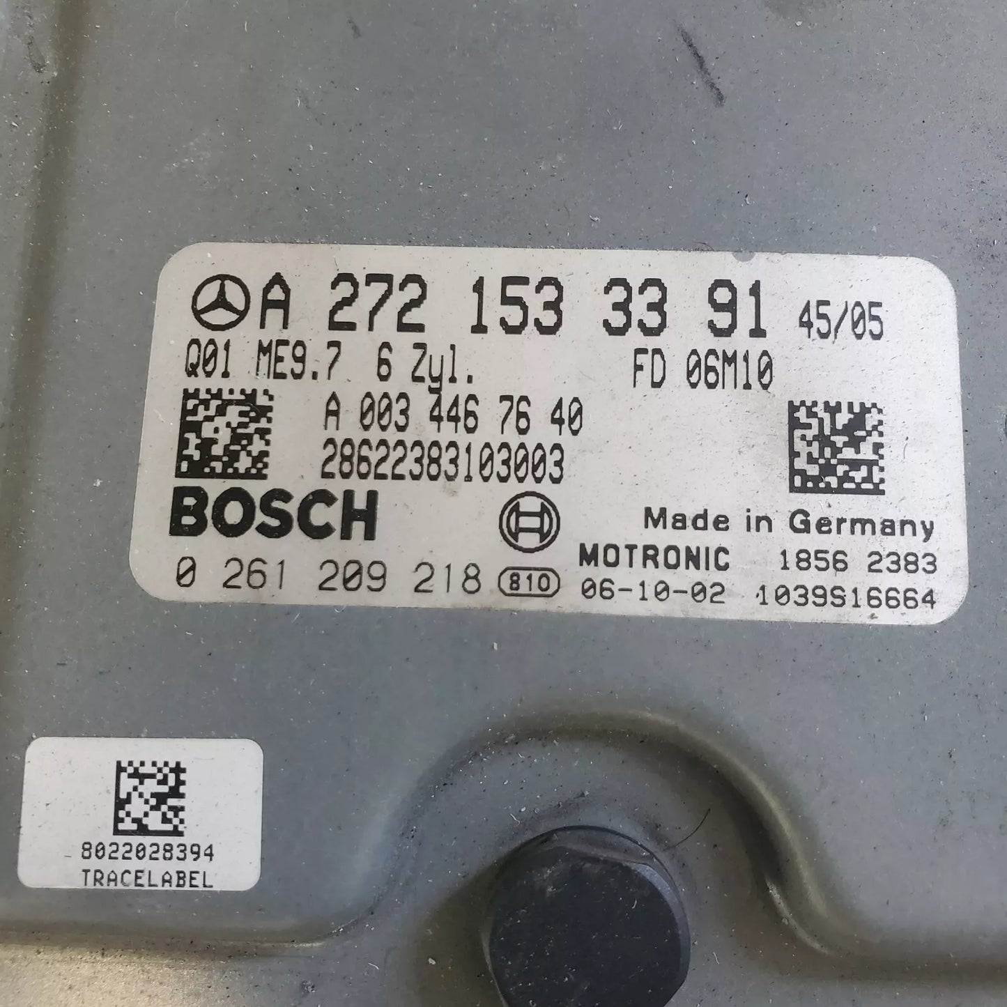 05-12 Mercedes W211 E350 CLK350 C350 ECM ECU Engine Control Unit not flashed