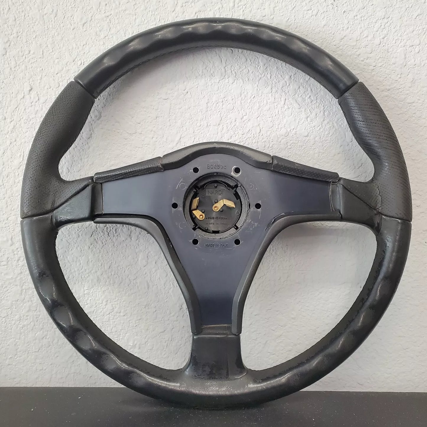 Nardi Torino Z5 Racing Steering Wheel Black Leather 365mm Made in Italy