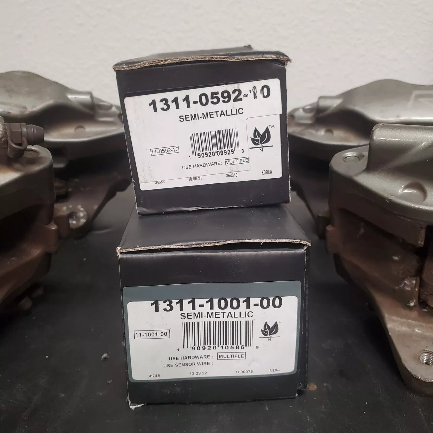 04-07 Volvo S60R V70R Brembo Brake Caliper Front Rear Set OEM + R1 Concepts Pads