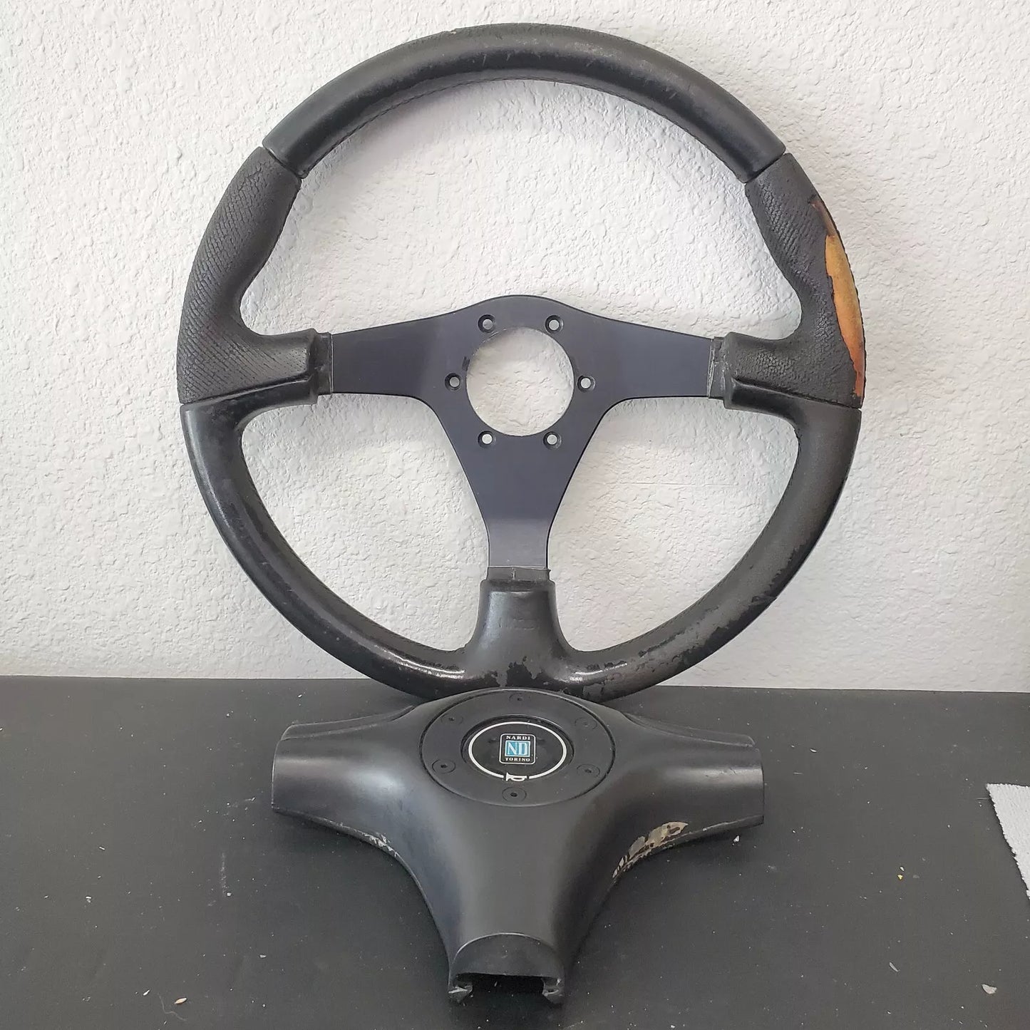 Nardi Torino Z5 Racing Steering Wheel Black Leather 365mm Made in Italy