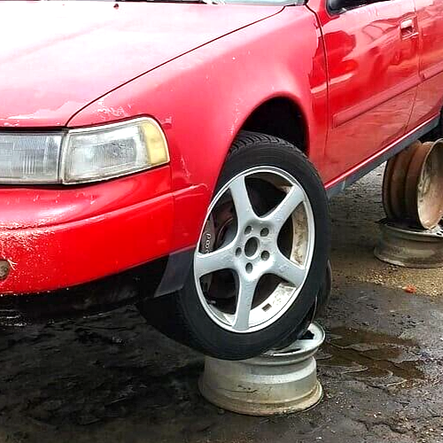 BlehmCo Nissan Maxima 89-94 Big Brake Kit Wilwood Superlite Coleman 2-pc Rotors