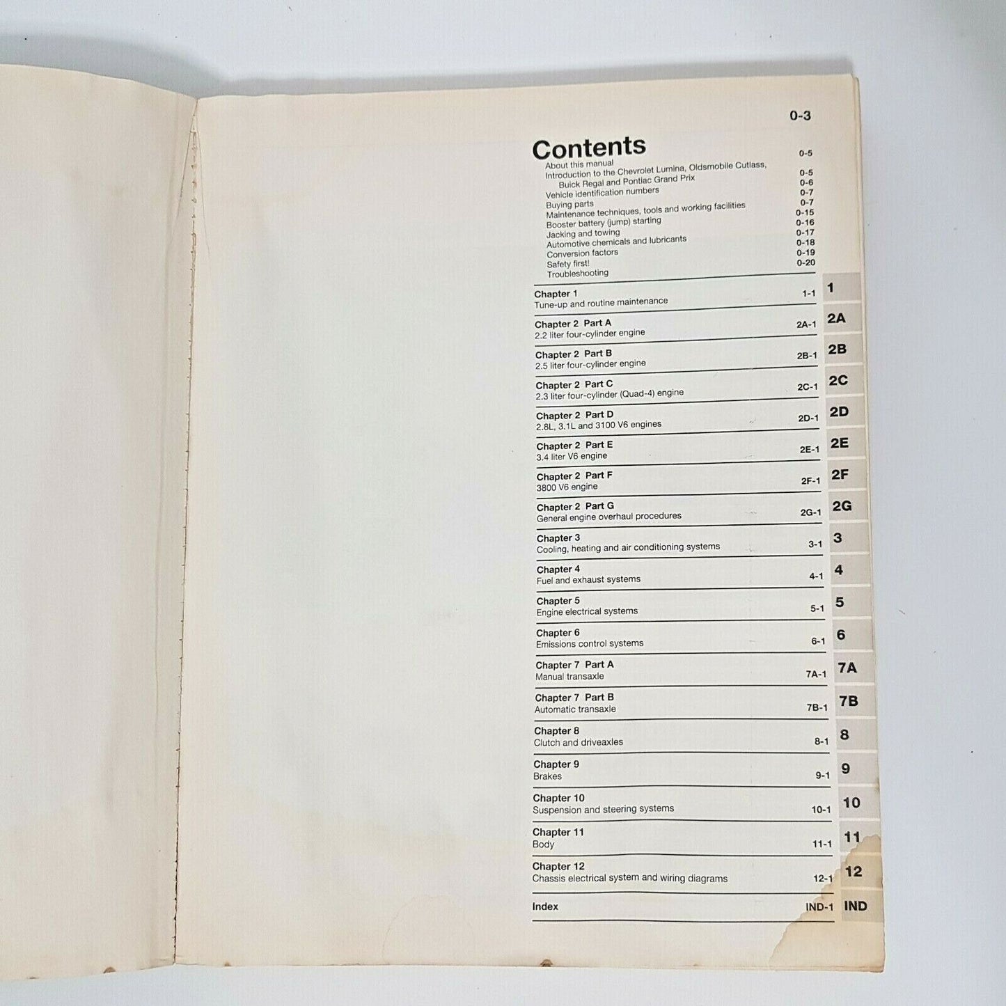 Haynes 38010 Repair Manual General Motors Regal Lumina Cutlass Grand Prix 88-95