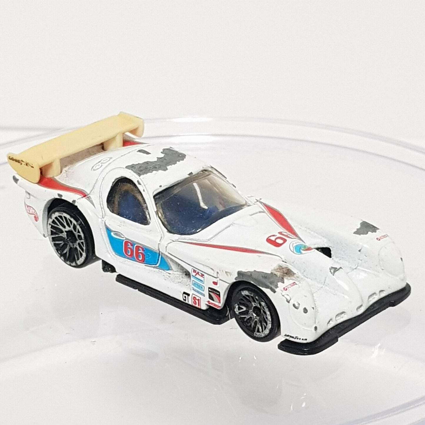 HOT WHEELS - 1998 Panoz GTR-1 LeMans Race Car *Battle DMG* Distressed