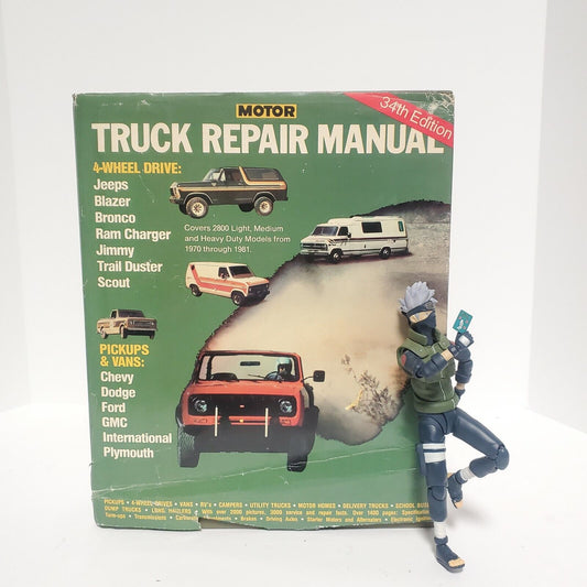 MOTOR Truck Repair Manual (34th Edition) 1st print for 70-81 models Gas + Deisel