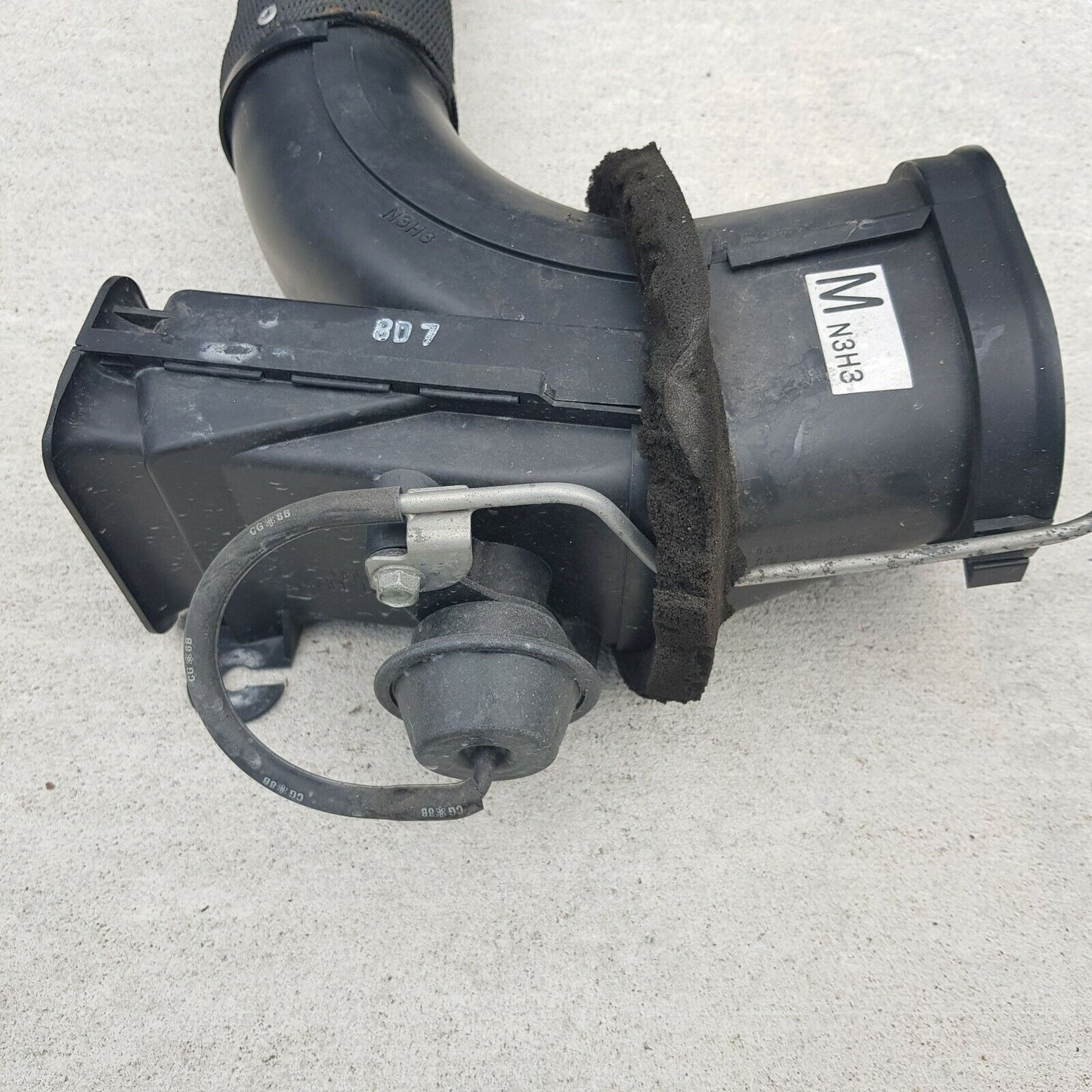 09-11 MAZDA RX-8 Variable Fresh Air Duct Intake Tube Assembly N3H3