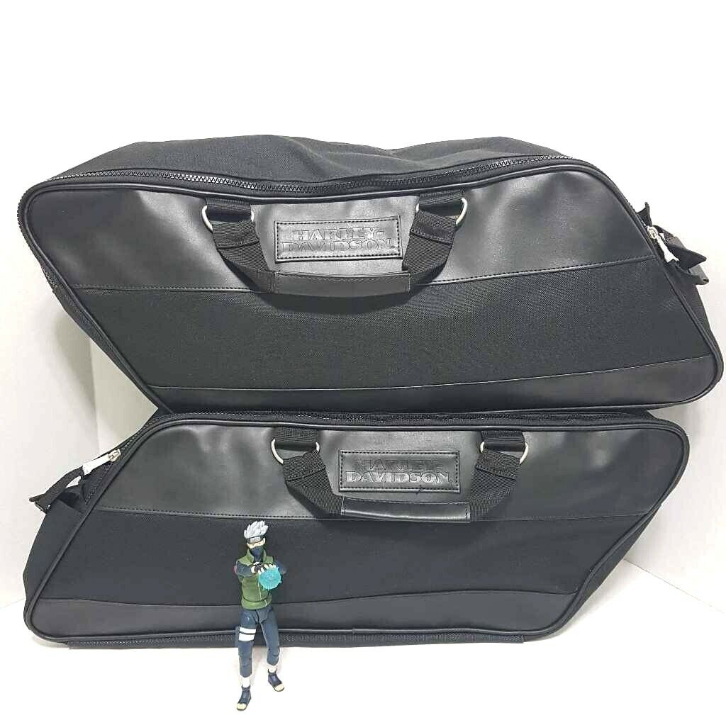 Harley Davidson Saddle Bag Soft Liner Travel Pack (2pcs) Black L New