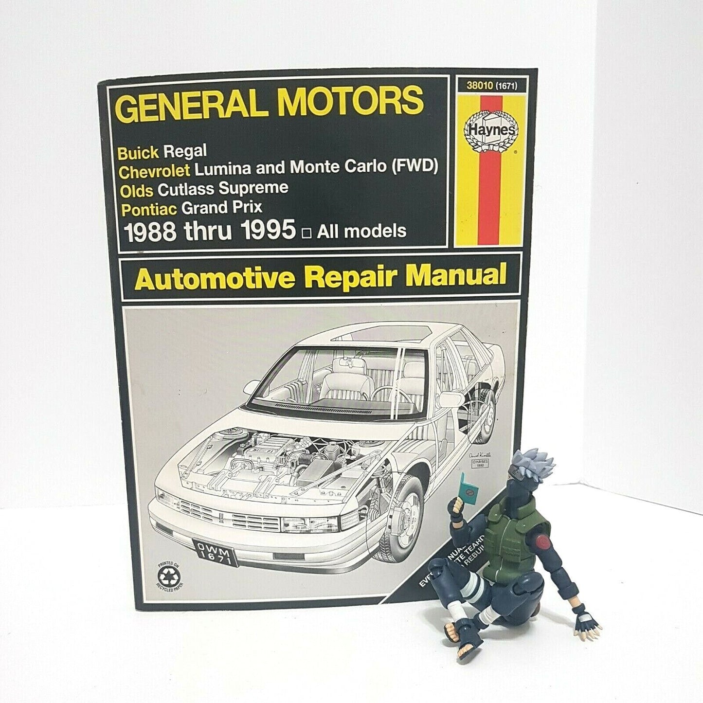 Haynes 38010 / 1671 Manual GM Buick Regal, Pontiac Grand Prix, Lumina 1988-1995