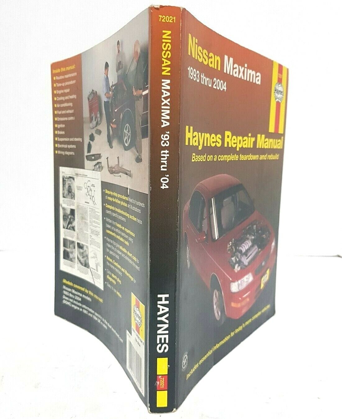 HAYNES NIssan Maxima 1993-2004 Repair Manual 72021