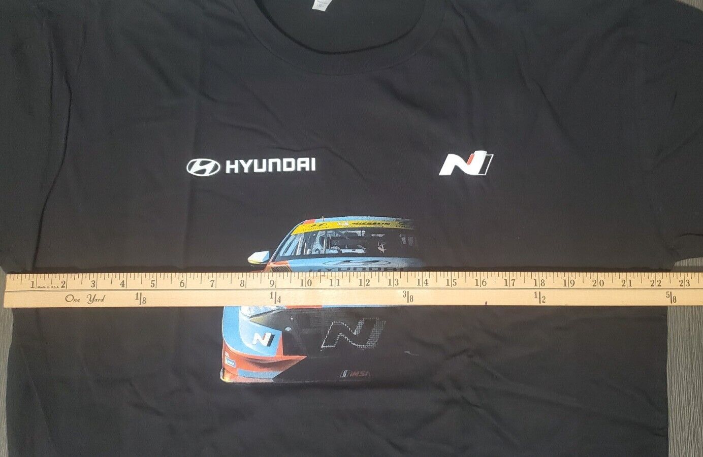 2024 Hyundai Elantra N TCR T-shirt Rolex 24 Hour IMSA Race at Daytona Size XL