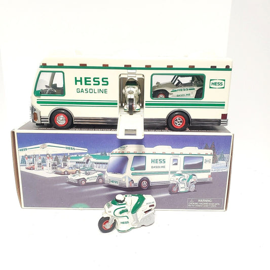 1998 Hess Truck Recreation Van w/ Dune Buggy and Motorcycle + Extra!!!