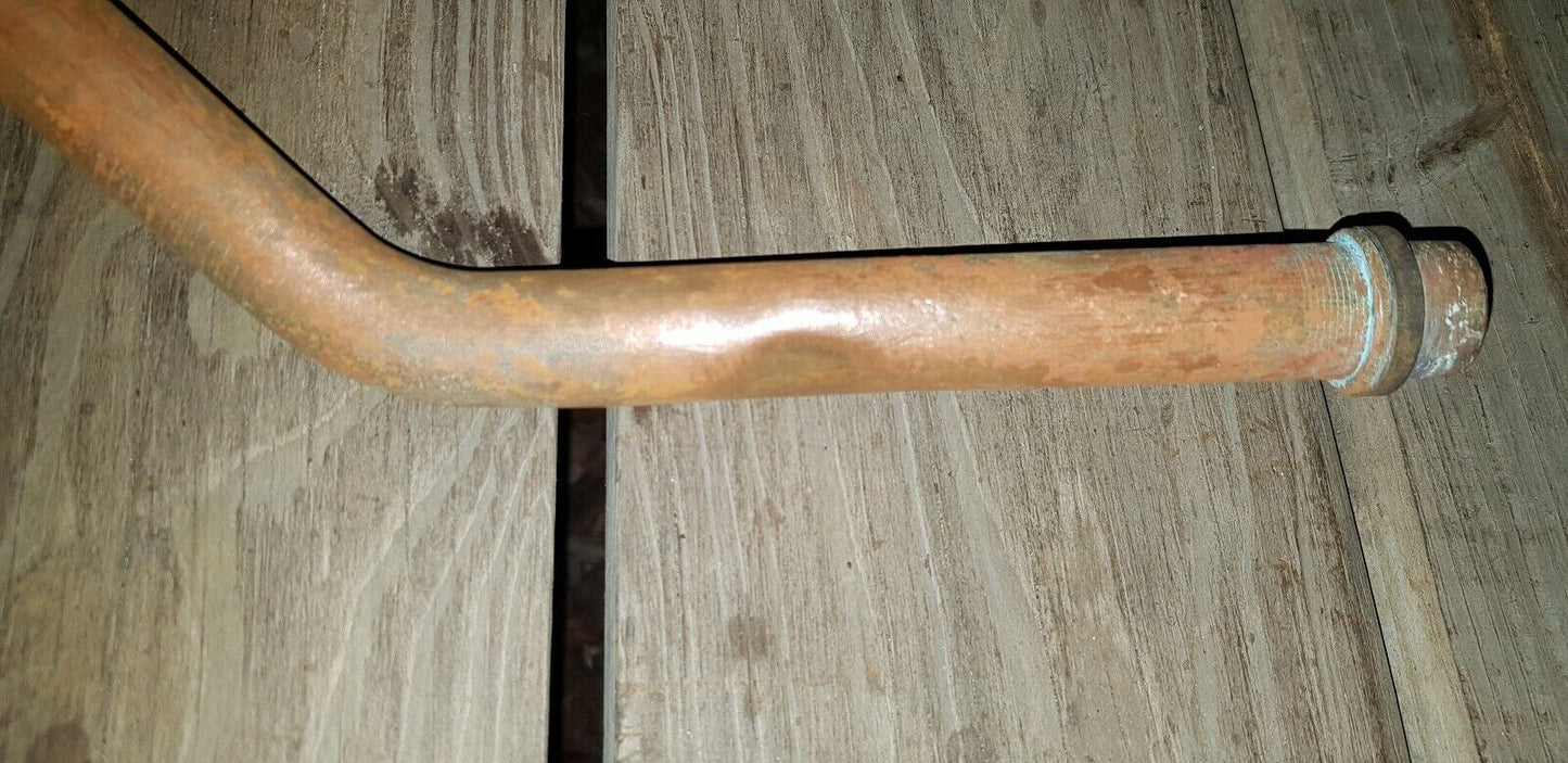GENUINE VOLVO PENTA copper COOLANT PIPE #856533 AQ series 4 cyl marine engines
