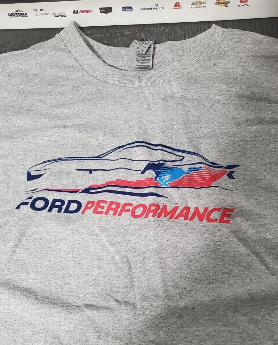 2024 Ford Performance T-shirt Mustang GT3 GTD Rolex 24 Hour Race at Daytona XL