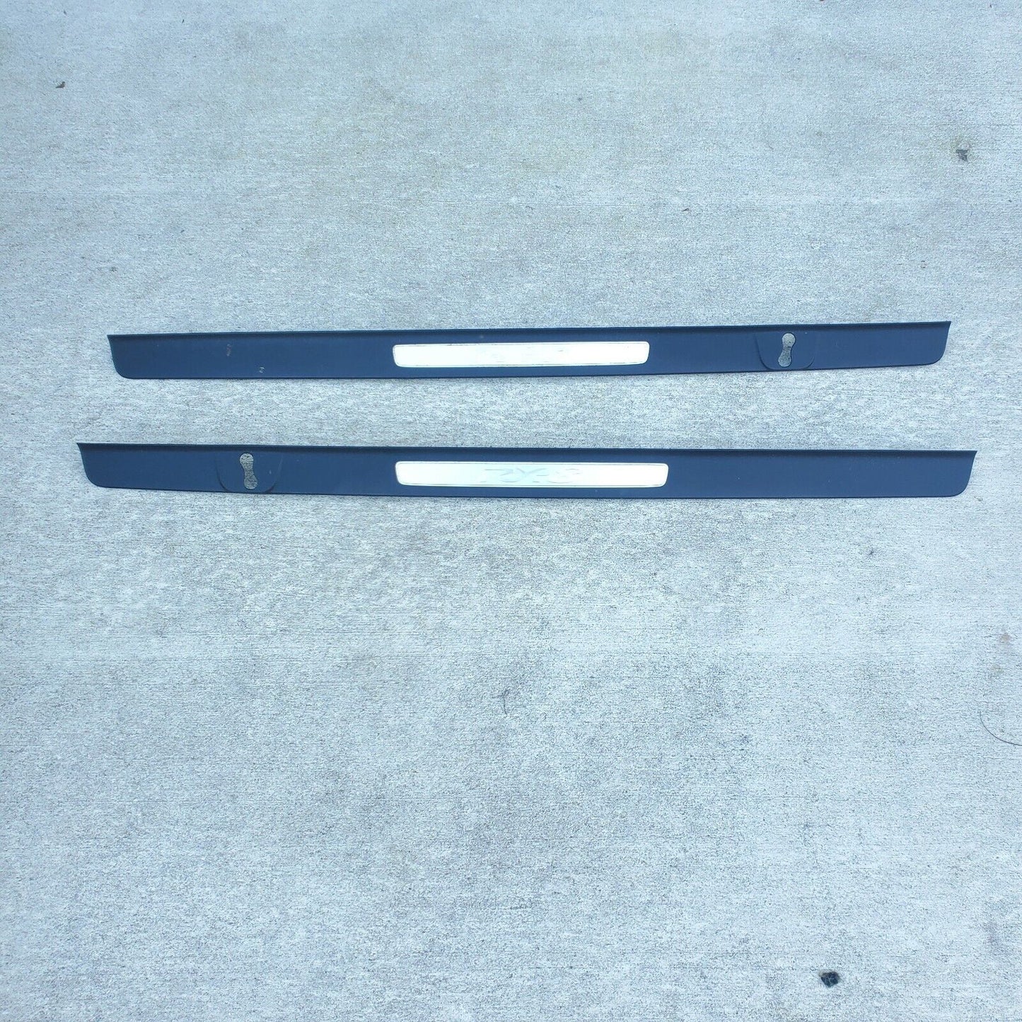 2009-11 MAZDA RX8 R3 SE3P Kick Panel Scuff Plate Door Sill Protectors "RX-8" (2)