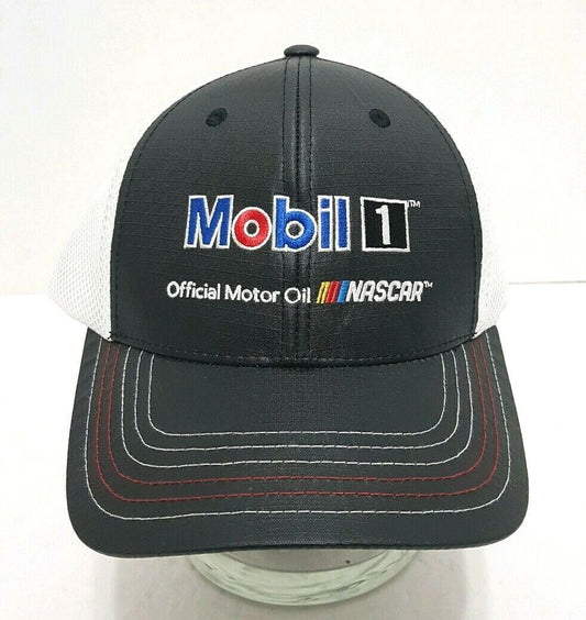MOBIL 1 One Official Motor Oil of NASCAR Hat Drag Indy Race Track Pegasus Cap