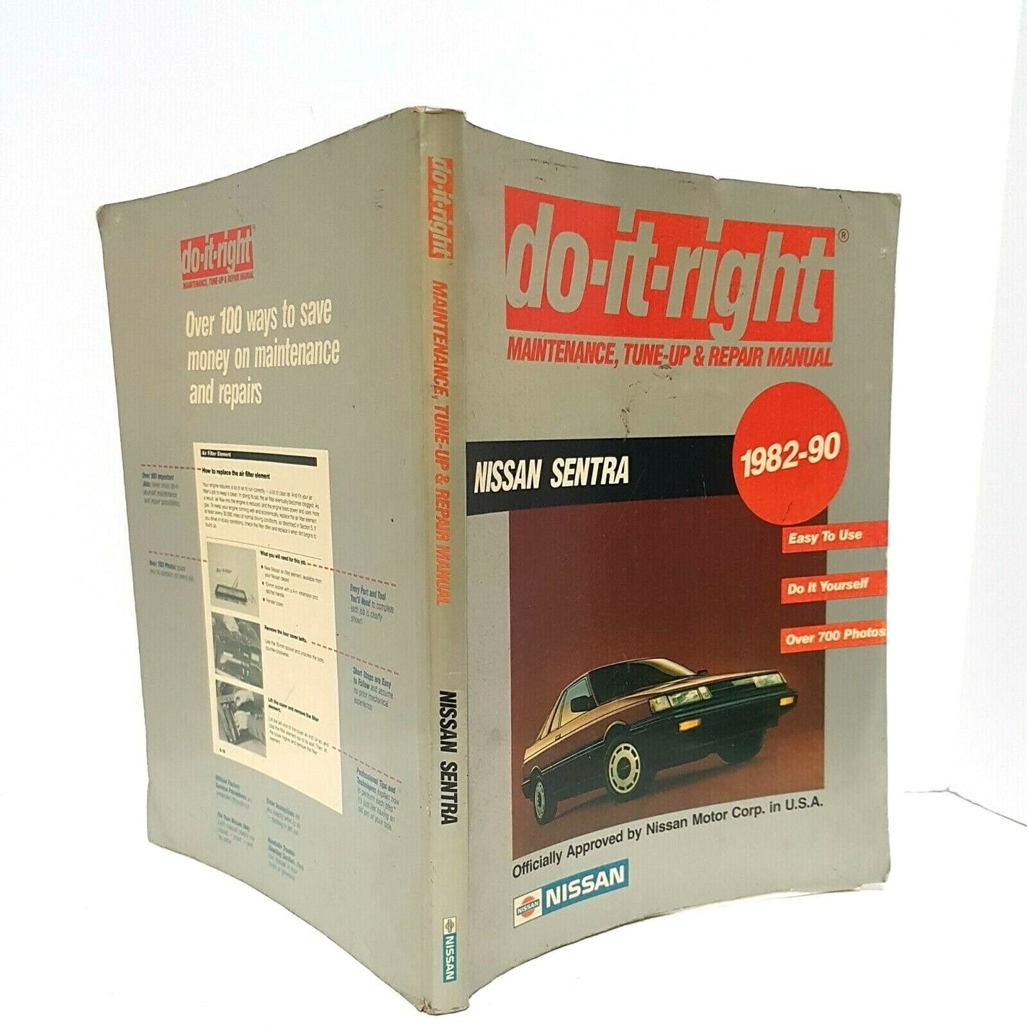 Do-It-Right Repair Manual, Nissan Sentra 1982-1990 Official Authorized Factory!