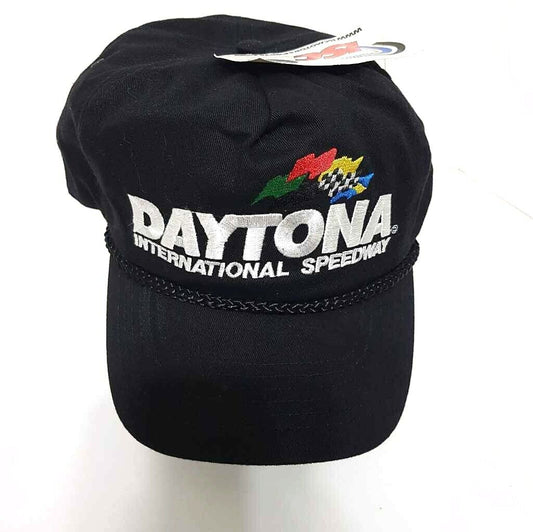 Daytona International Speedway Mens ISC Motorsports Baseball Cap Black OS New