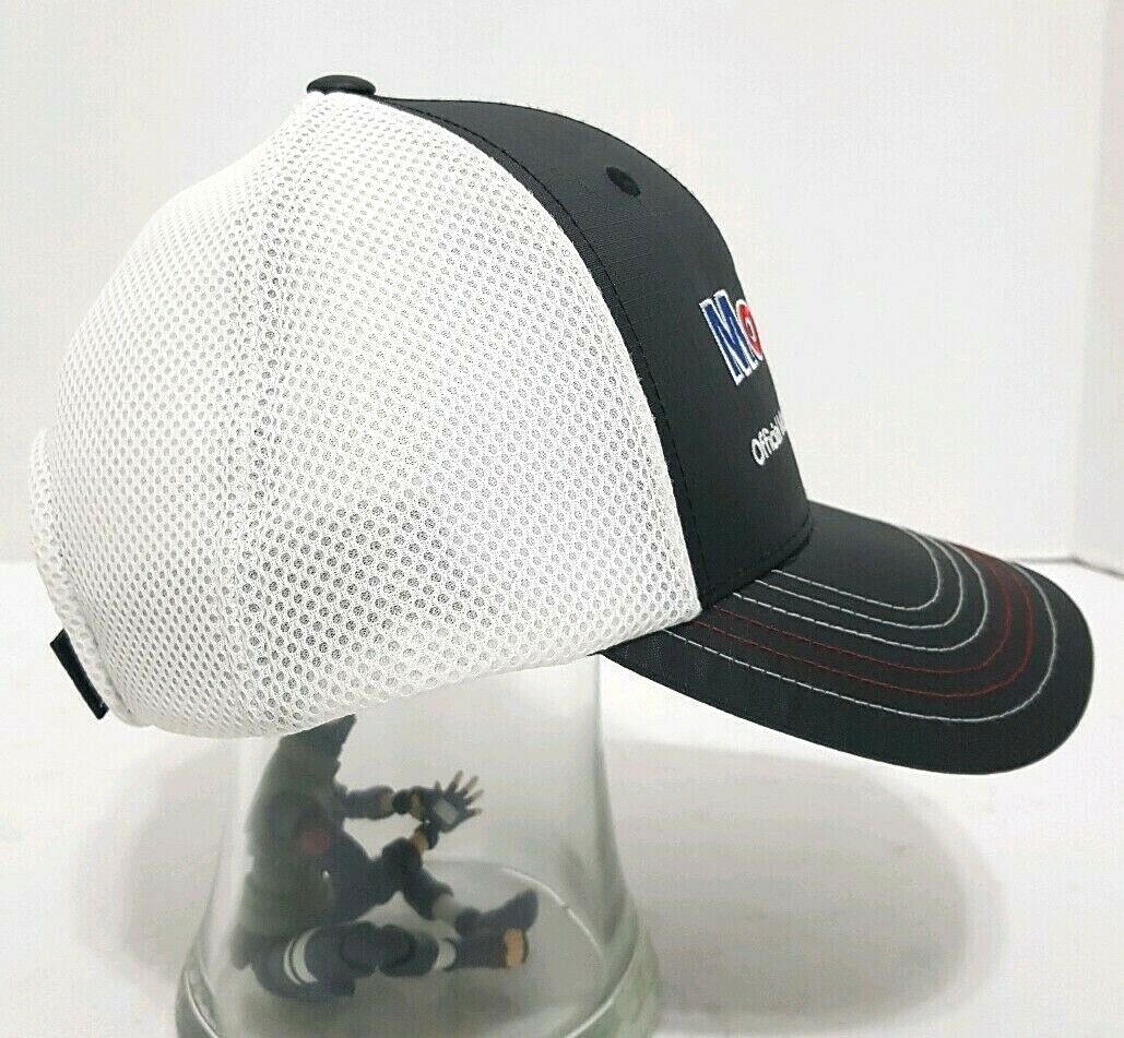 MOBIL 1 One Official Motor Oil of NASCAR Hat Drag Indy Race Track Pegasus Cap