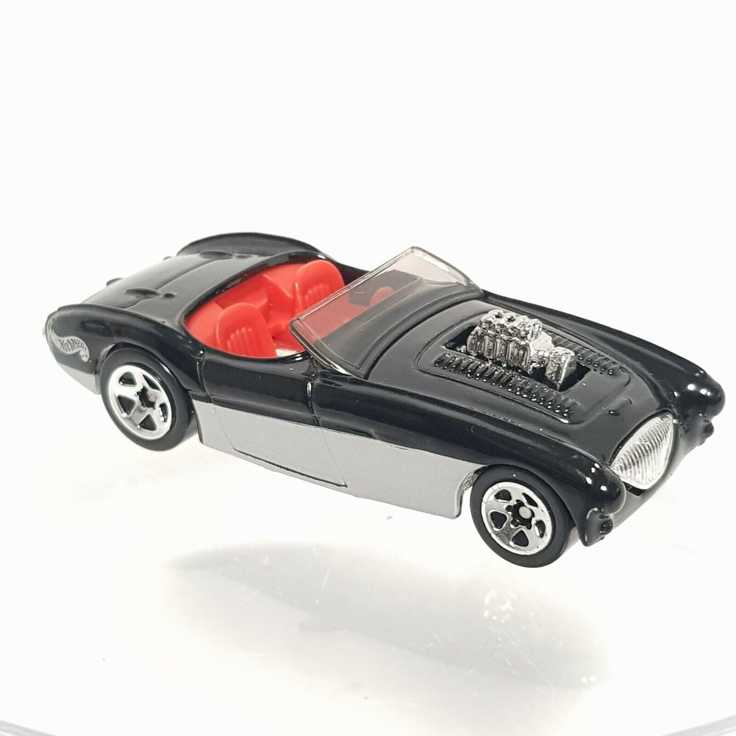 HOT WHEELS Austin Healy Sprite Custom Hotrod Black / Red (2000)