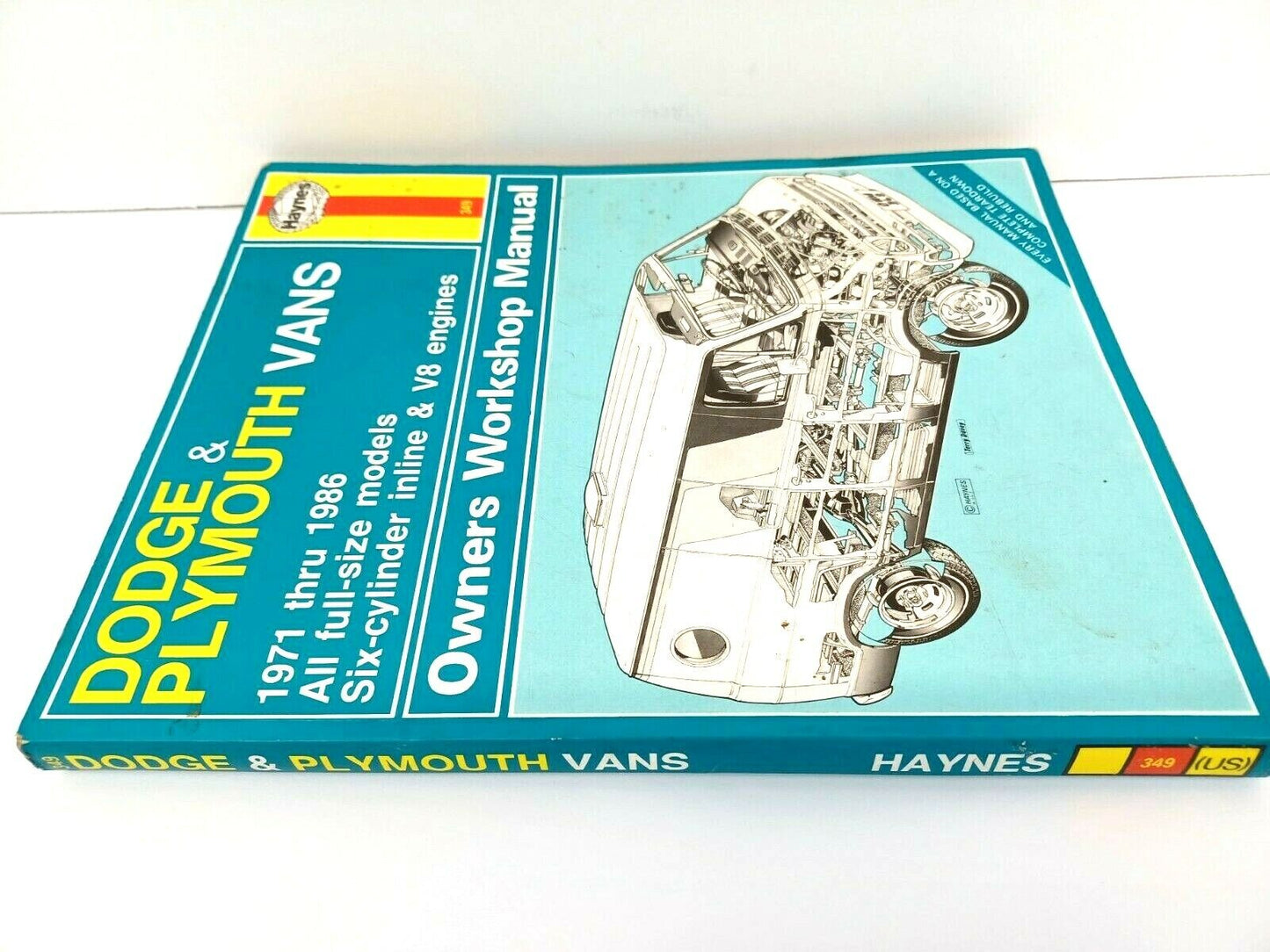 HAYNES 349 Dodge & Plymouth Vans Workshop Manual 1971 - 1986 All Full-Size