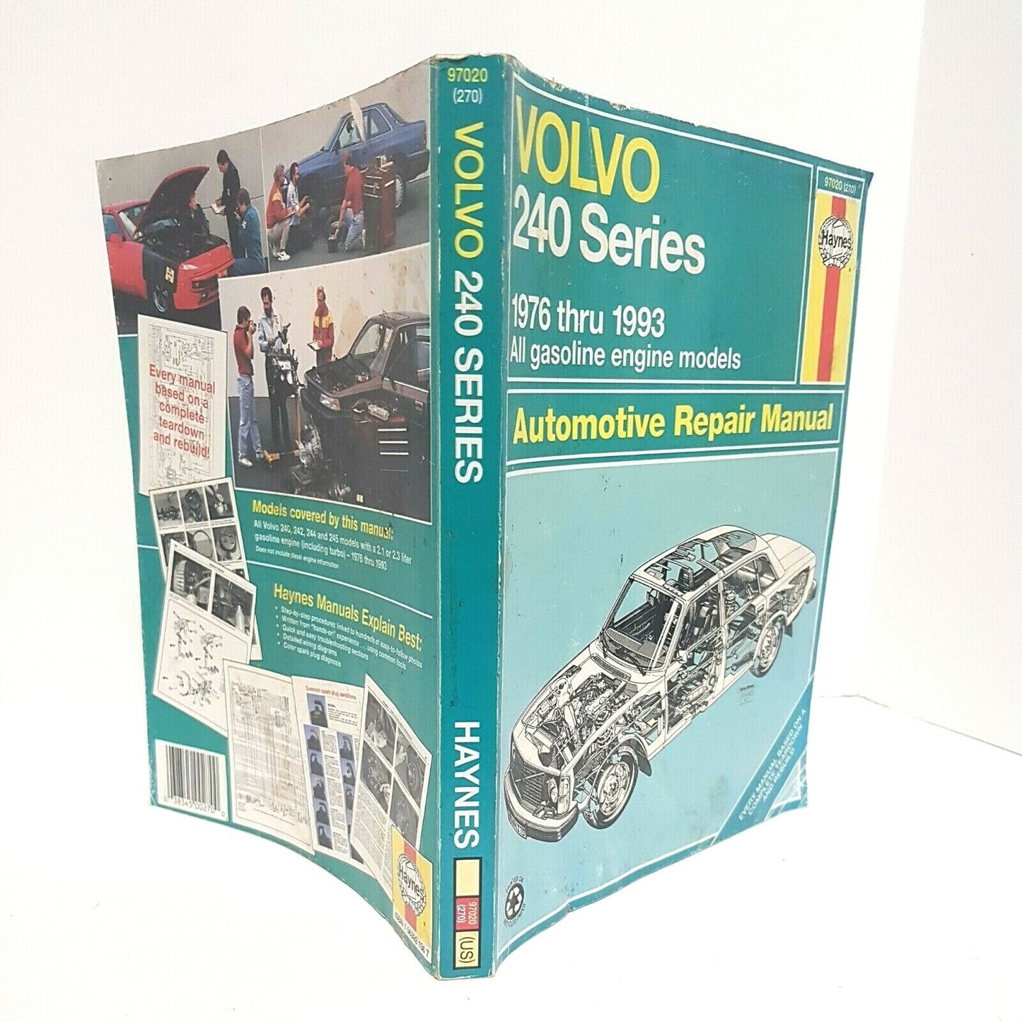Haynes 97020 Repair Manual for Volvo 240 All Gas 1976-1993 B230 Turbo PRV V6