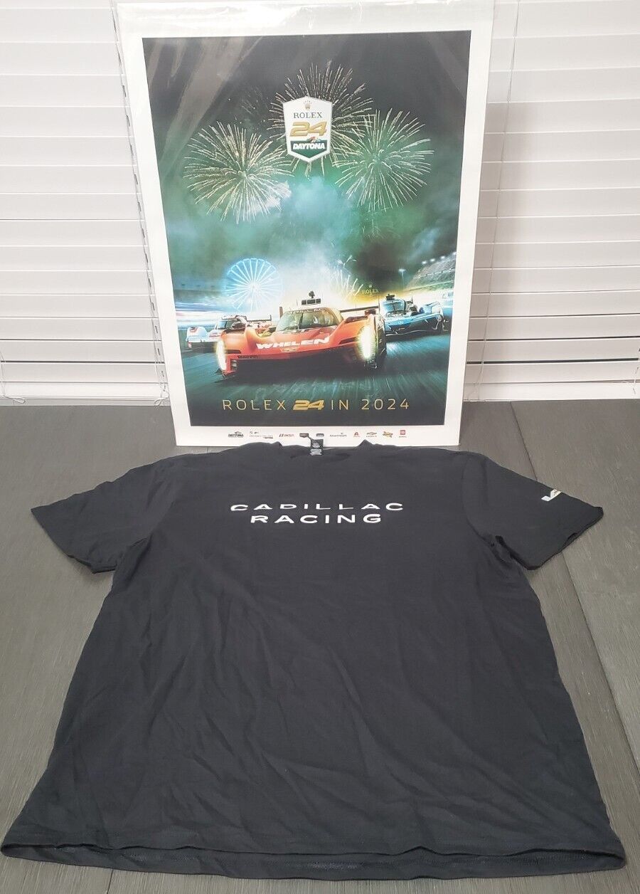2024 CADILLAC RACING T-shirt Rolex 24 Hour IMSA Race at Daytona Size XL