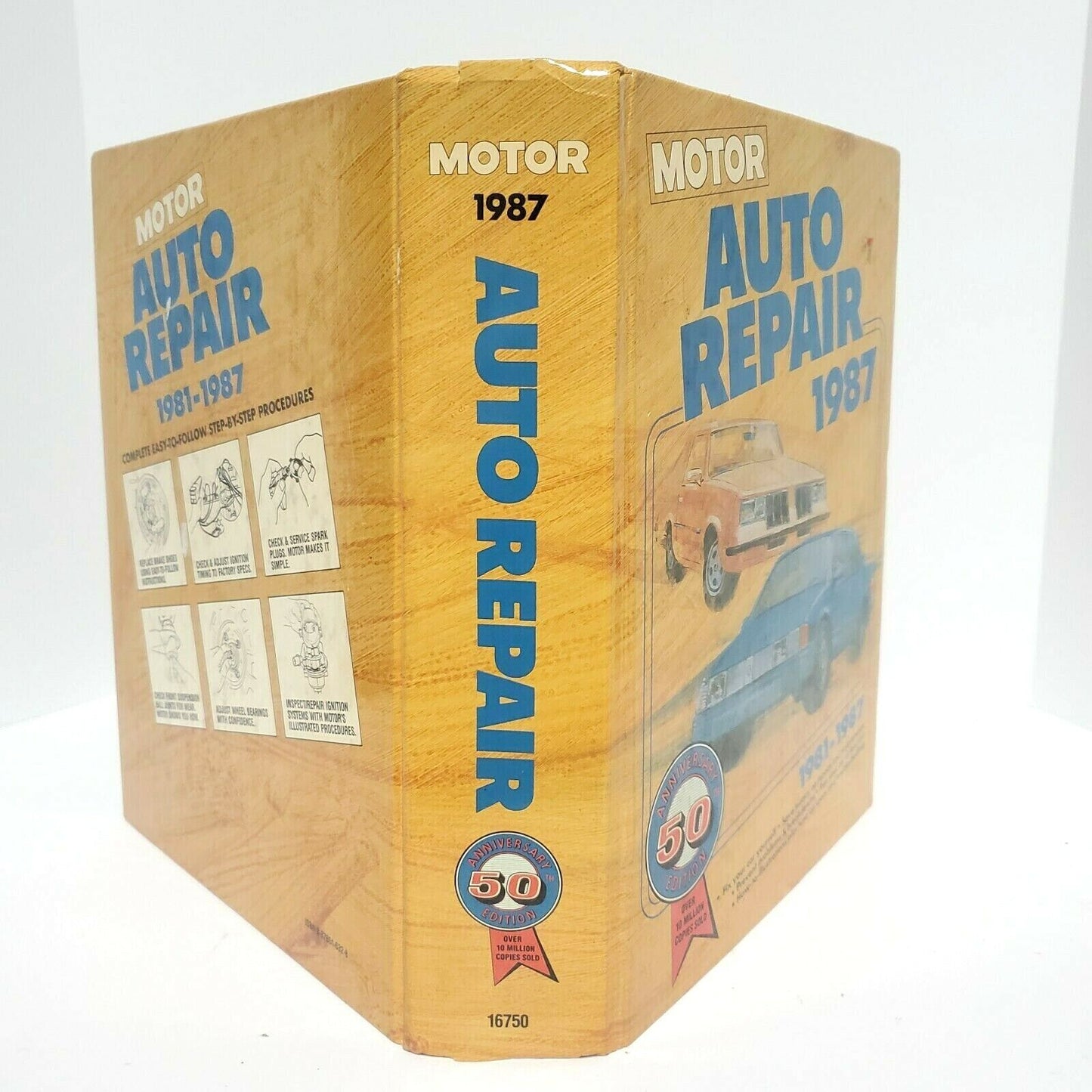 MOTOR Auto Repair Manual 50th Edition 1981-1987 • First Printing - Hardcover