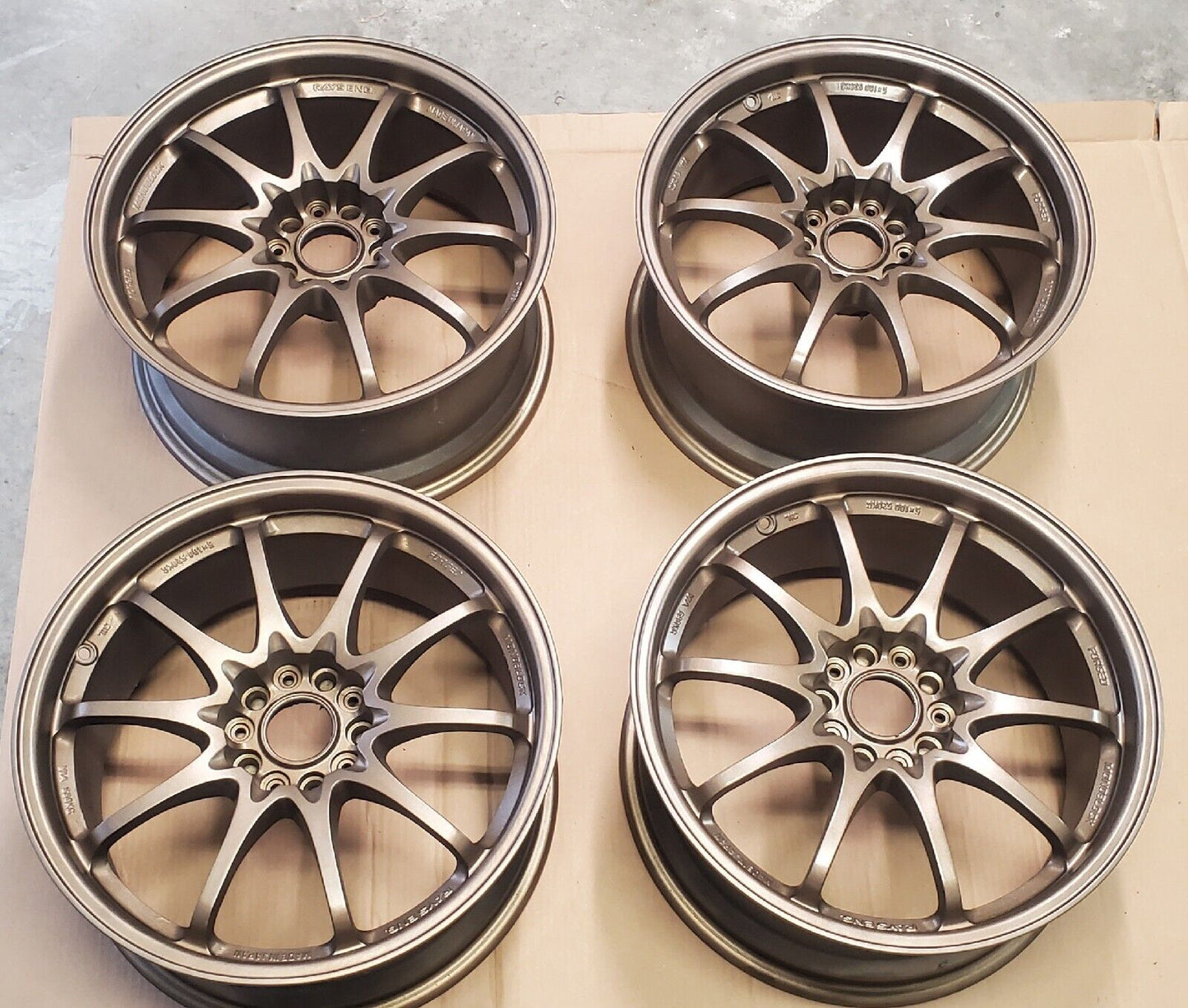 Volk Racing CE28N 18x8.5 +30 5x114.3 Bronze (4 Wheels)