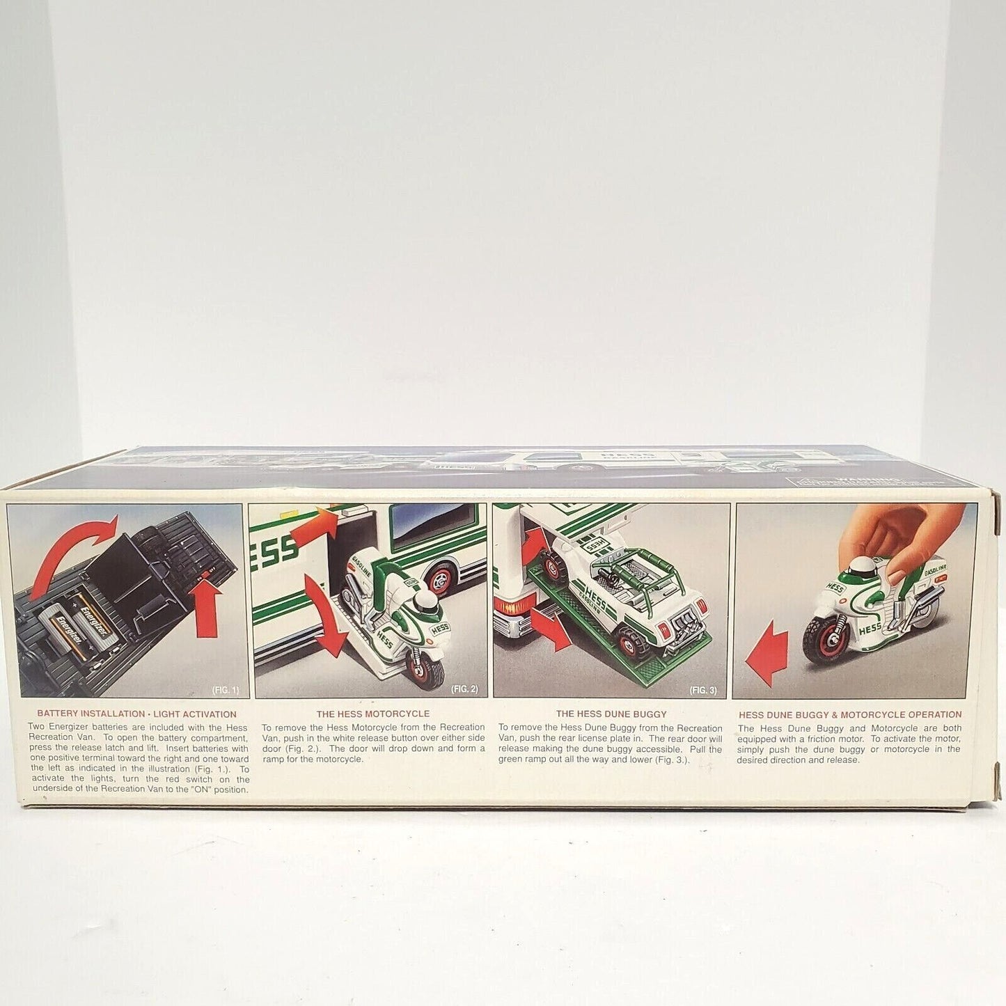 1998 Hess Truck Recreation Van w/ Dune Buggy and Motorcycle + Extra!!!
