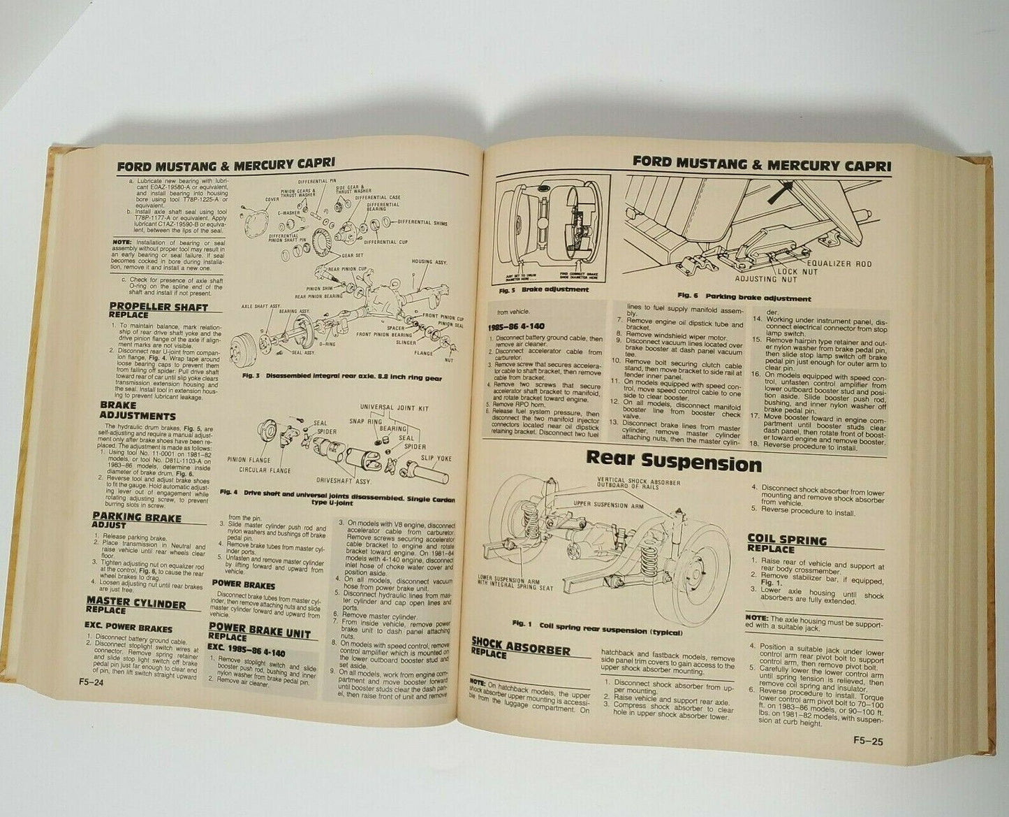 MOTOR Auto Repair Manual 50th Edition 1981-1987 • First Printing - Hardcover