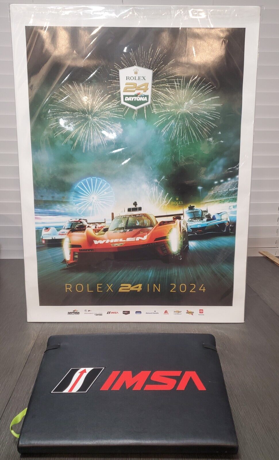2024 Rolex 24 Endurance Race at Daytona Official Event Poster + IMSA Decal