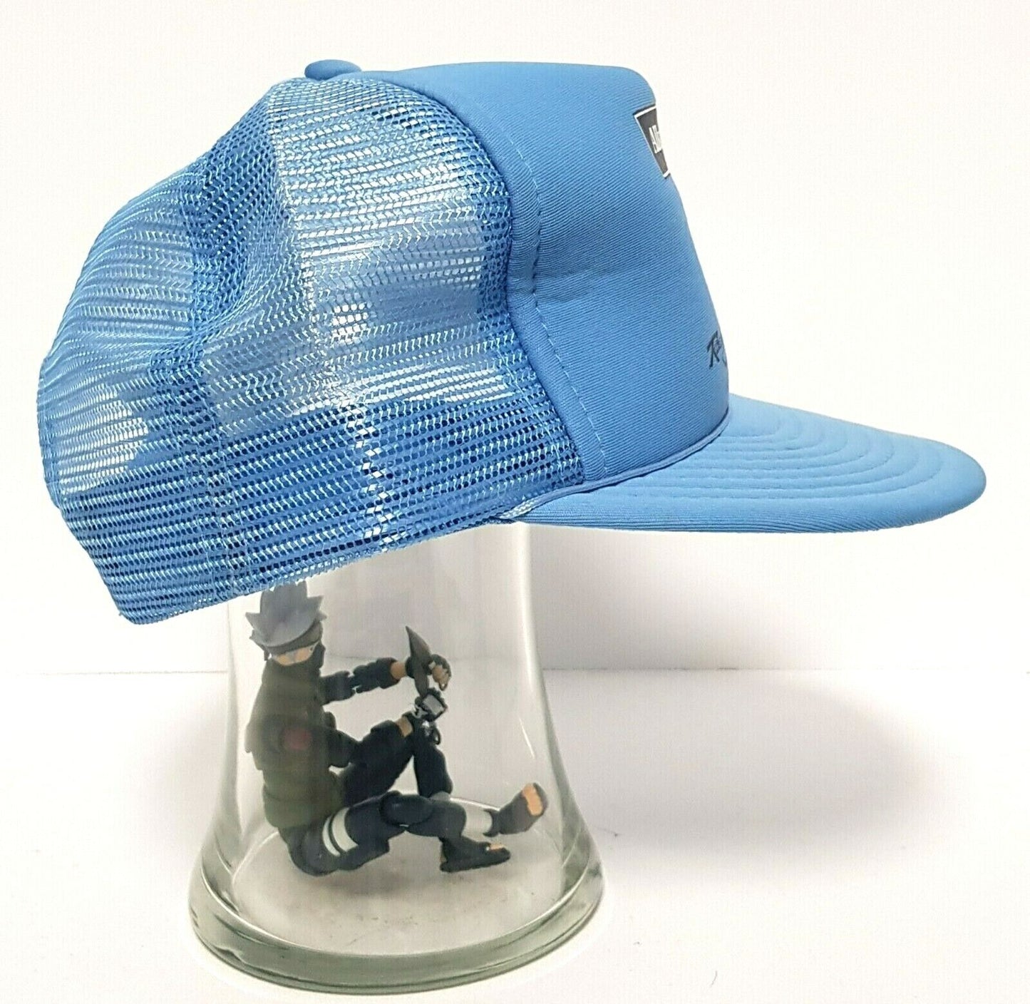 ALKA-SELTZER Racing Team Vintage 80s 90s Trucker Hat Speedy Blue Snapback