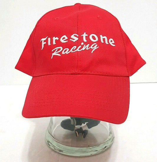 FIRESTONE Racing Hat BRIDGESTONE Red w/ White 100% cotton Snapback