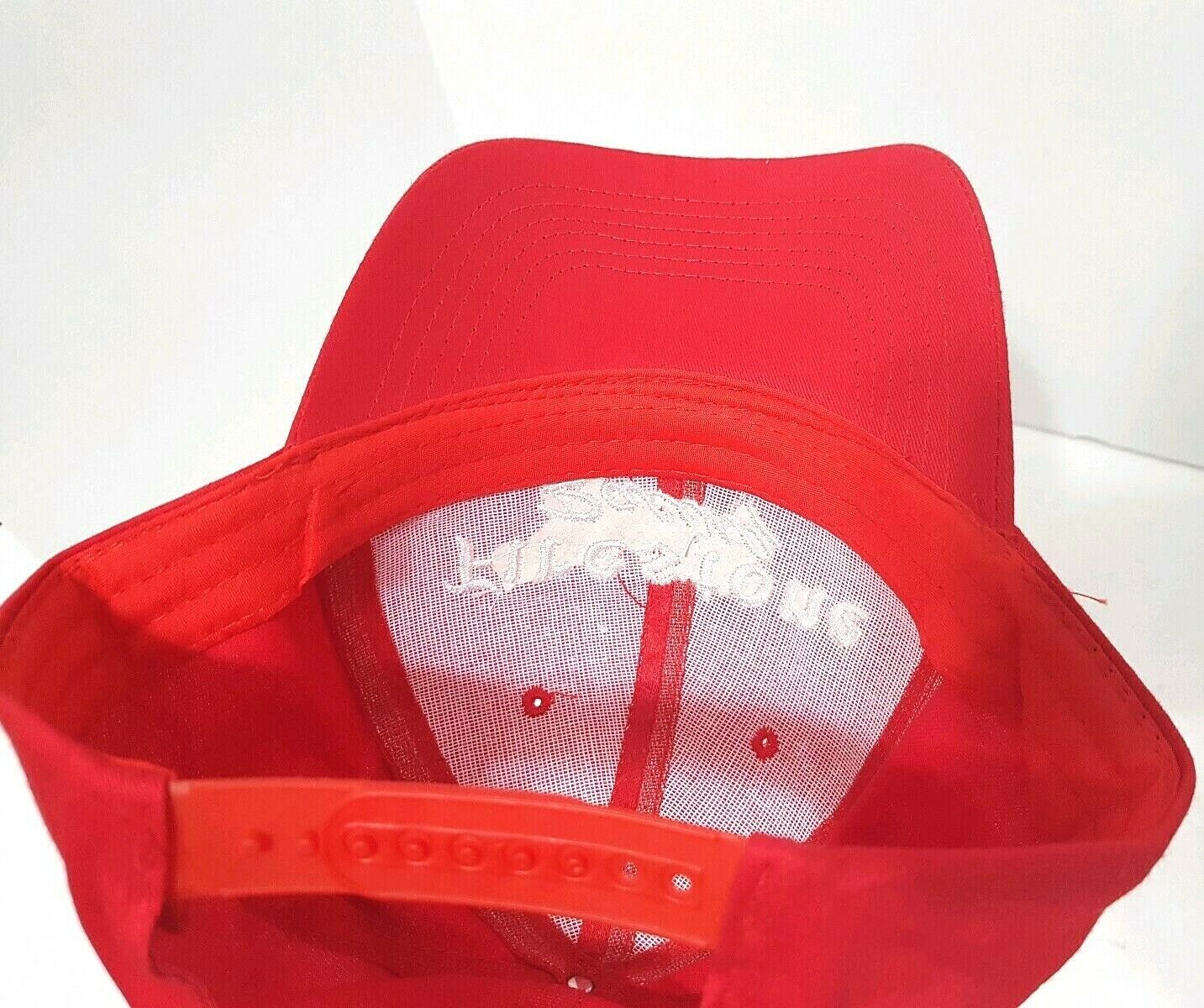 FIRESTONE Racing Hat BRIDGESTONE Red w/ White 100% cotton Snapback