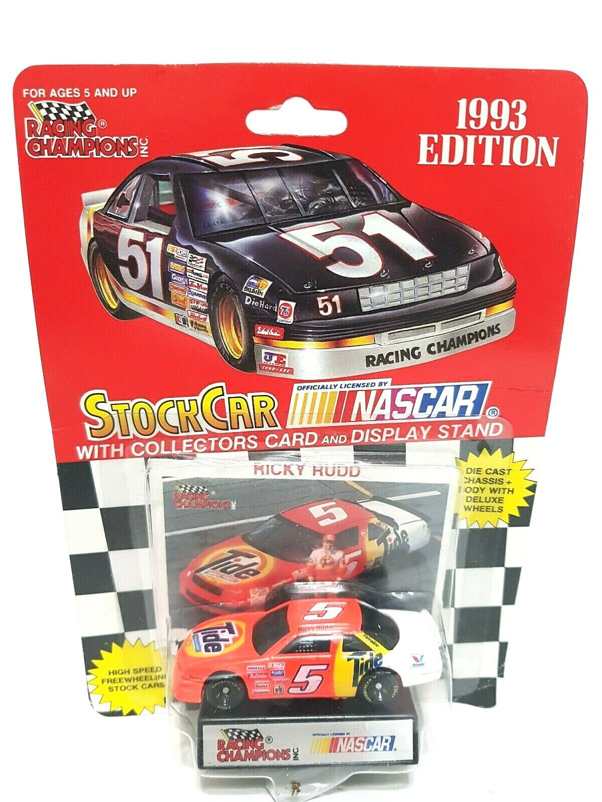 RACING CHAMPIONS 1993 NASCAR Stock Car LOT: Gordon Rudd Wallace Allison Gant NEW