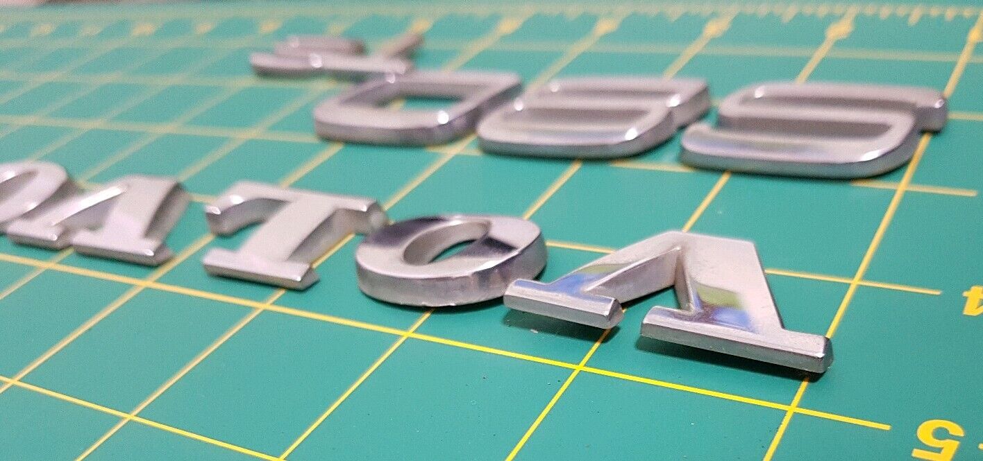 Volvo S80 T6 - 99 00 01 02 03 04 05 06 Rear Lid Chrome Trunk Emblem Logo Badge!