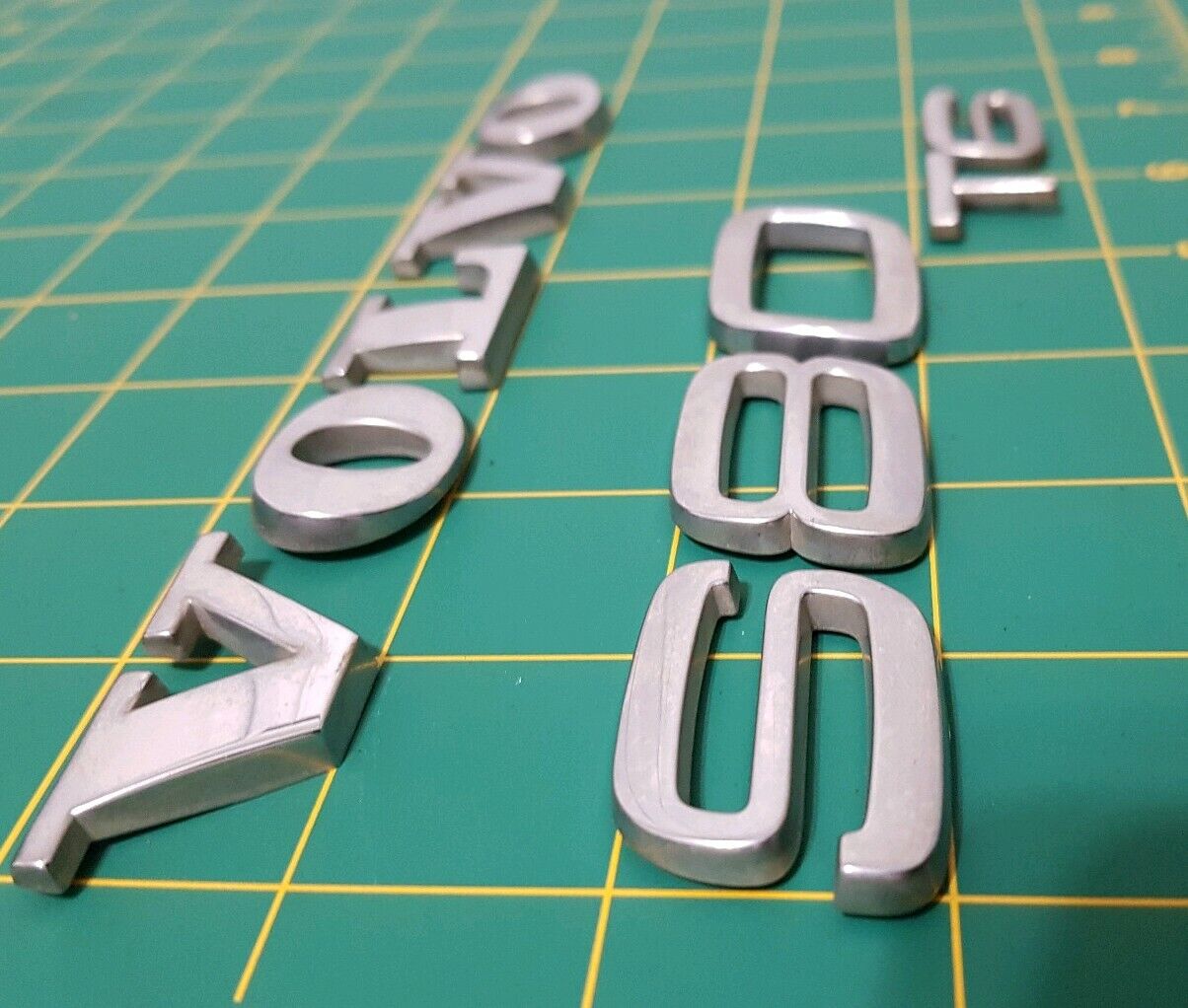 Volvo S80 T6 - 99 00 01 02 03 04 05 06 Rear Lid Chrome Trunk Emblem Logo Badge!