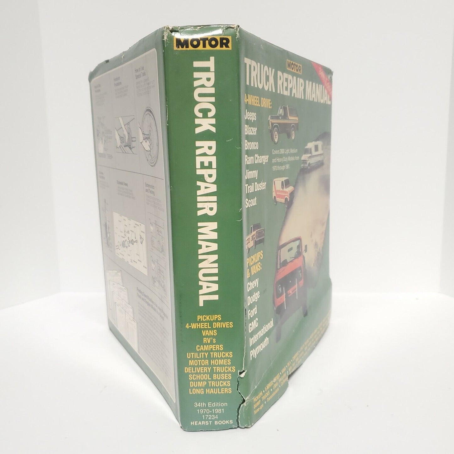MOTOR Truck Repair Manual (34th Edition) 1st print for 70-81 models Gas + Deisel