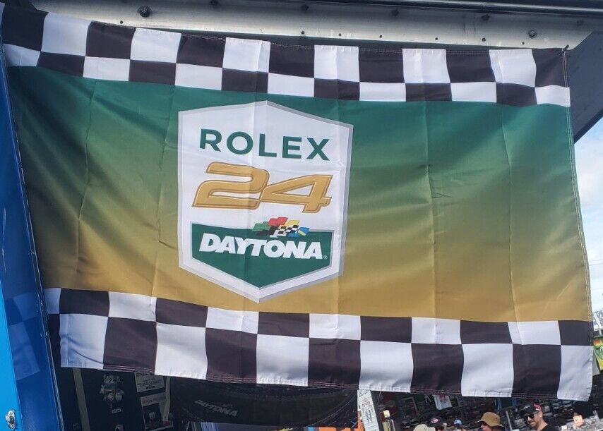 Rolex 24 Hour Endurance Race At Daytona International Speedway Flag 36” X 48”