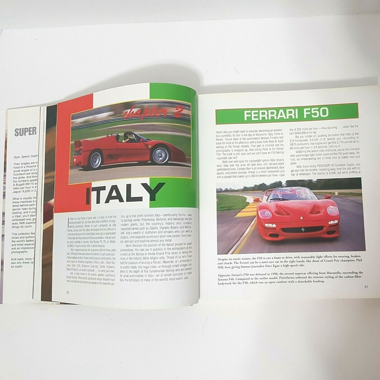 SUPER CARS - John Lamm, P.peternie H-cover Viper - Porshe 911 - Corvette Book
