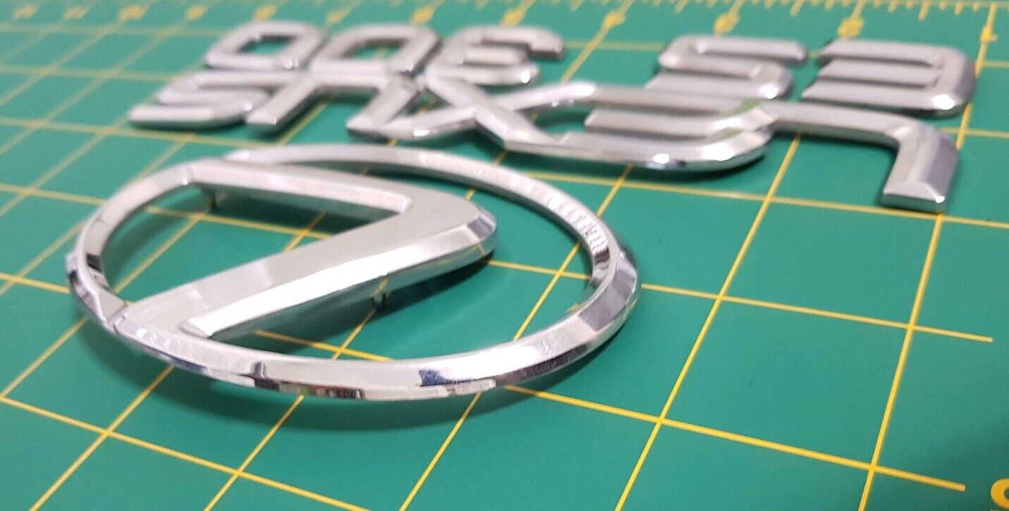 LEXUS ES300 01 02 03 04 05 Rear Emblem Set Trunk Badge Logo Chrome R2542 R2578