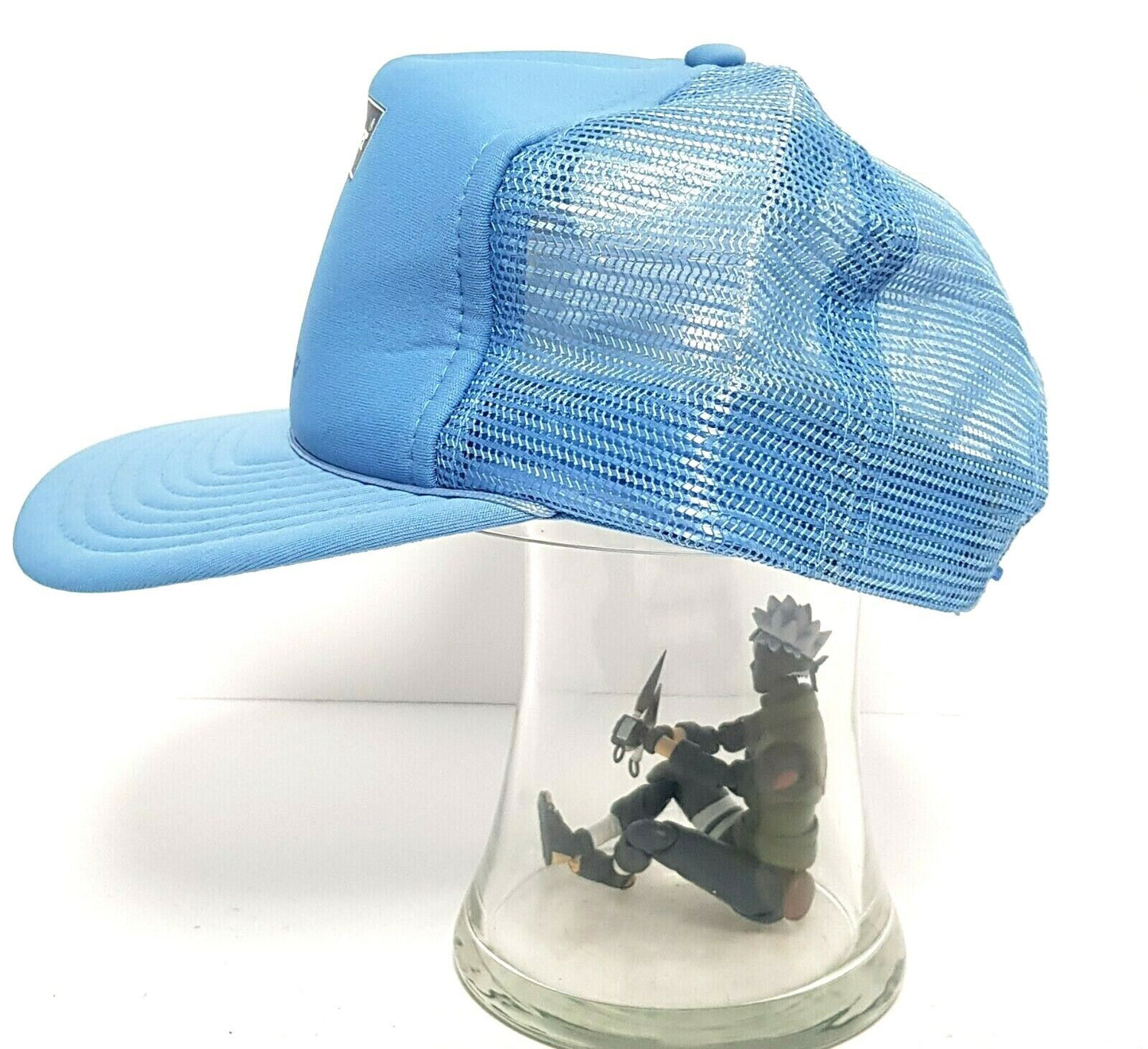 ALKA-SELTZER Racing Team Vintage 80s 90s Trucker Hat Speedy Blue Snapback