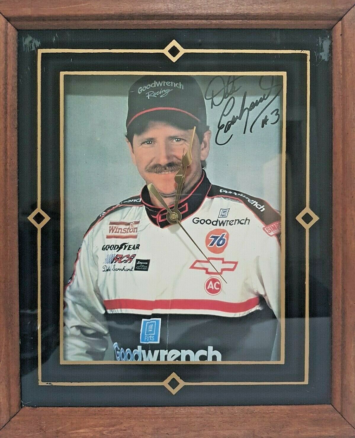 Dale Earnhardt, Sr #3 Intimidator Collectible VTG NASCAR Wall Clock + 1/24 model